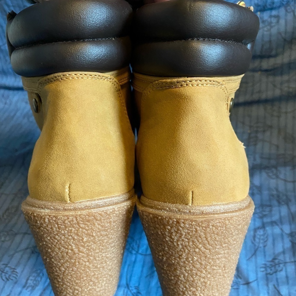 Esprit Kendal womens wedge faux leather work boot 9.5 - Picture 4 of 6